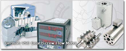 German VSE Gear/Screw Flow Meter